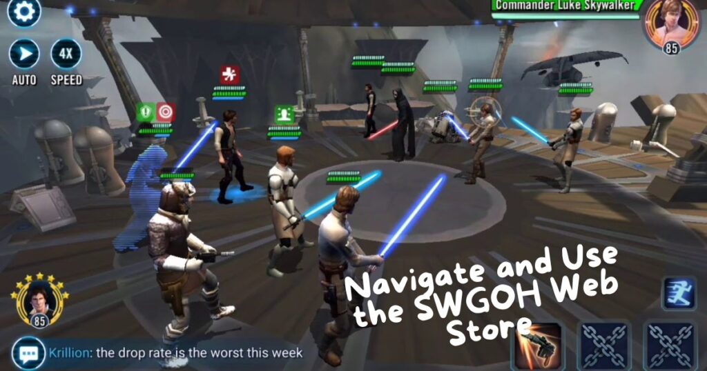 How to Navigate and Use the SWGOH Web Store