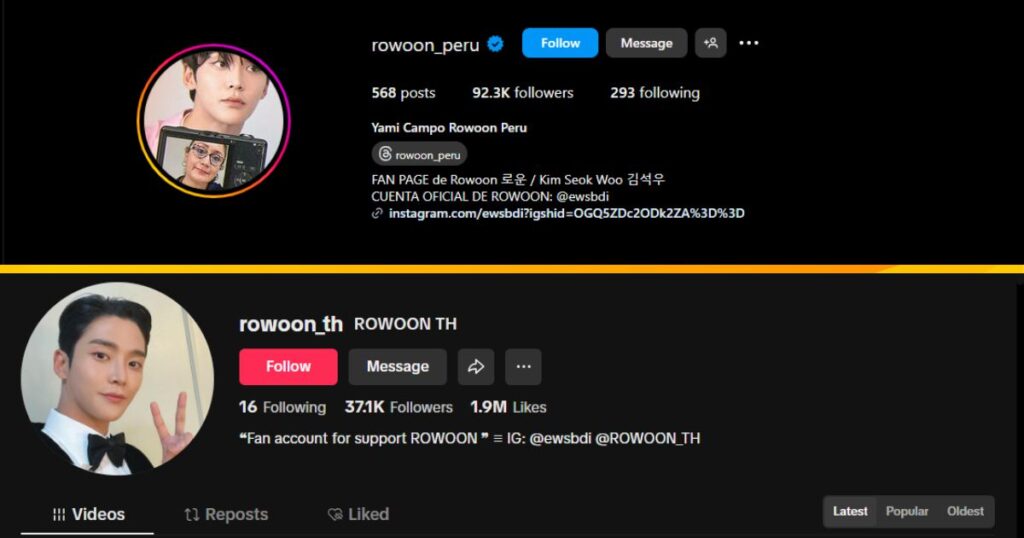 Rowoon on Social Media: Connecting with Fans